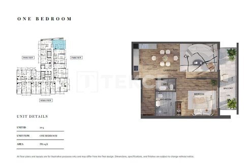 Appartement à Jumeirah Village Circle, Dubai, 1 chambre, 66 m², № 100637 - photo 13