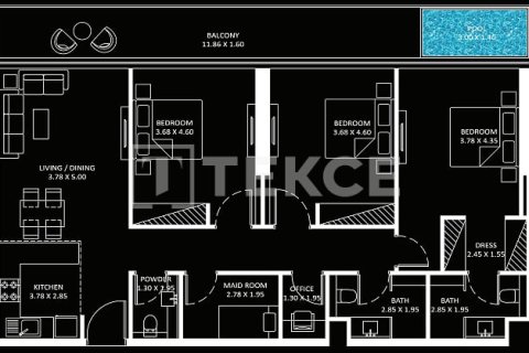 Appartement à Business Bay, Dubai, 1 chambre, 70 m², № 11338 - photo 21