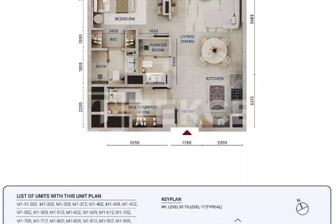 Apartment in Dubai 1 bedroom, 61 sq.m. № 96673 - photo 15
