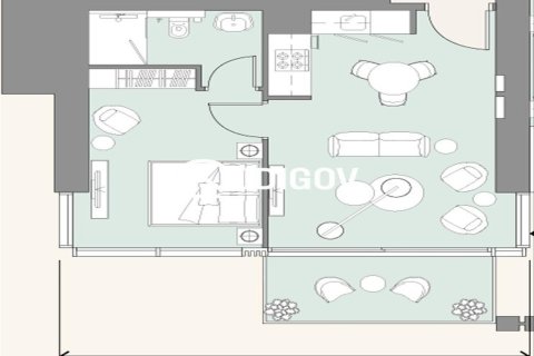 Apartment in Business Bay, Dubai 1 bedroom, 59.46 sq.m. № 142442 - photo 15