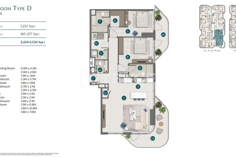 Appartement à Dubai, 2 chambres, 98 m², № 69095 - photo 21