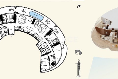 شقة في دبي 2 غرف نوم, 170 م² رقم 4306 - صورة 17