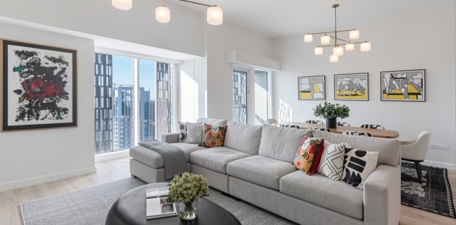 Appartement à Cayan Tower, Dubai Marina, Dubai, 3 chambres, 152.97 m², № 136491