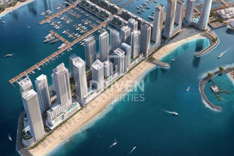 Квартира в EMAAR Beachfront, Dubai Harbour, Дубай, 3 спальни, 166.02м², № 143012