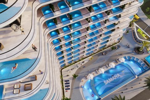 Квартира в SAMANA PORTOFINO в Dubai Production City (IMPZ), Дубай, 2 спальни, 115м², № 39854