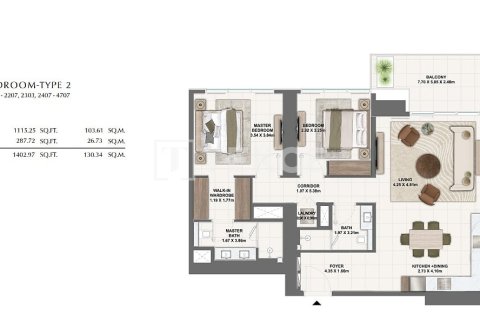 Appartement à Dubai, 3 chambres, 180 m², № 24851 - photo 3