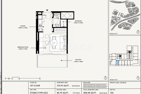 Apartamento en Dubai, 1 dormitorio, 64 m², № 90187 - foto 16