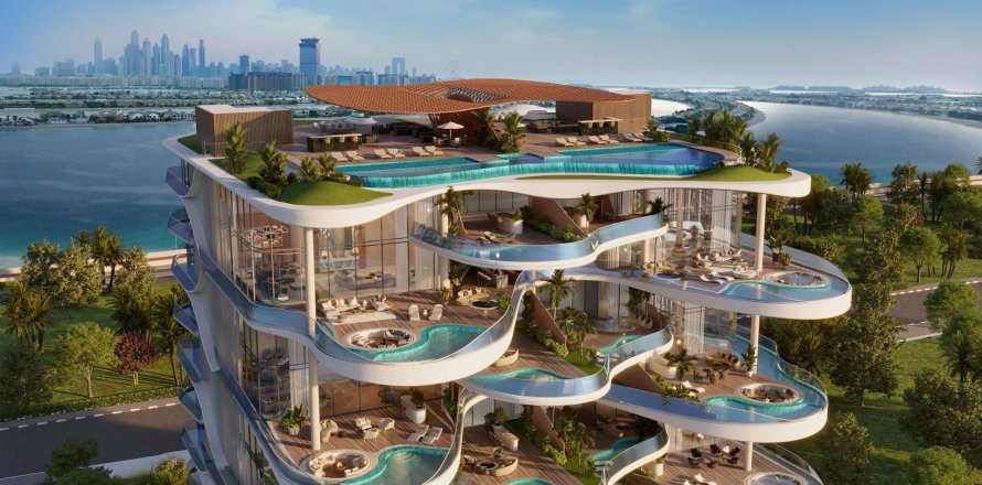 Ático en Palm Jumeirah, Dubai, 5 dormitorios, 712.93 m², № 39822