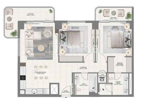 Apartment in Mina Rashid, Dubai 2 bedrooms, 119 sq.m. № 9052 - photo 12