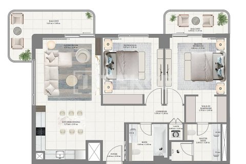 Apartamento en Mina Rashid, Dubai, 2 dormitorios, 119 m², № 9051 - foto 14
