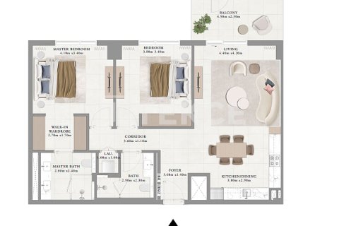 Apartment in Mina Rashid, Dubai 2 bedrooms, 115 sq.m. № 9050 - photo 10