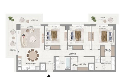 Apartment in Mina Rashid, Dubai 2 bedrooms, 115 sq.m. № 9050 - photo 11