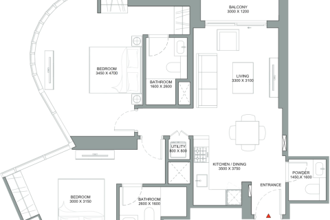 Apartment in Dubai 2 bedrooms, 90 sq.m. № 17291 - photo 11