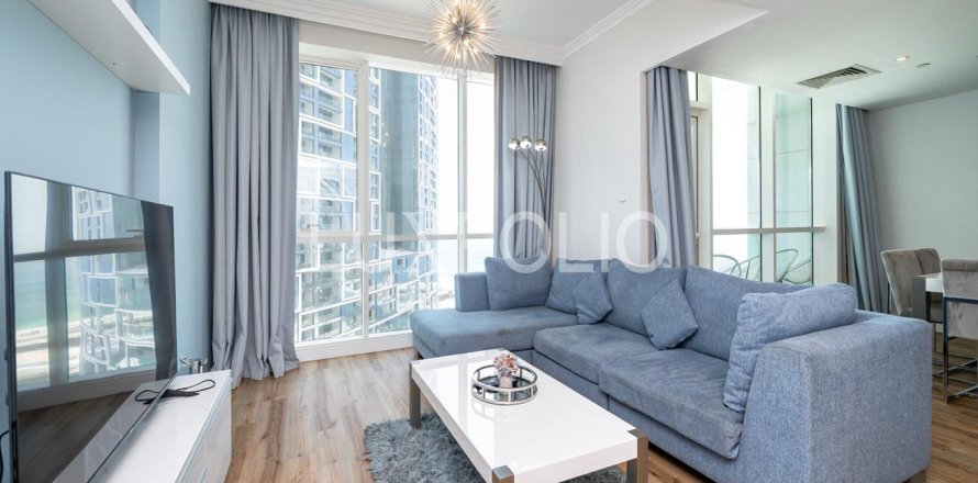 Appartement à Jumeirah Beach Residence, Dubai, 2 chambres, 152 m², № 46138