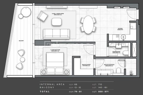 Appartement à Business Bay, Dubai, 2 chambres, 125 m², № 5057 - photo 21