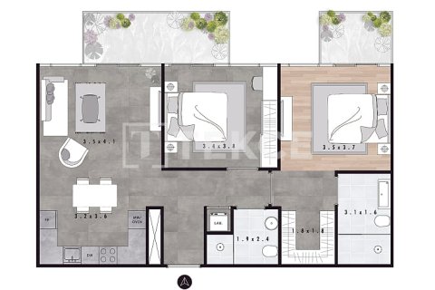 Penthouse à Jumeirah Village Circle, Dubai, 2 chambres, 91 m², № 10698 - photo 21