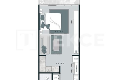 Penthouse à Jumeirah Village Circle, Dubai, 2 chambres, 91 m², № 10698 - photo 17