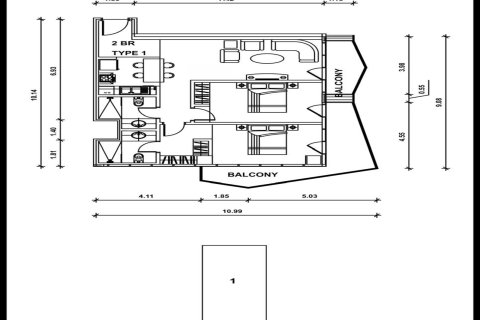 Apartment in Jumeirah Islands, Dubai 2 bedrooms, 100 sq.m. № 97116 - photo 12