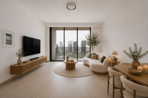 Apartment in Jumeirah Village Circle, Dubai 1 bedroom, 74.66 sq.m. № 136498