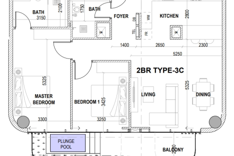 Apartment in Dubai 2 bedrooms, 117 sq.m. № 17362 - photo 12