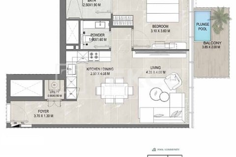 Apartamento en Dubai, 1 dormitorio, 77 m², № 141169 - foto 28
