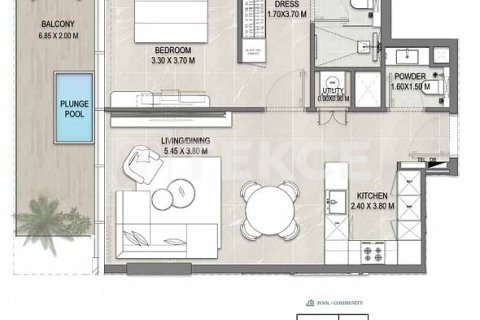 Apartamento en Dubai, 1 dormitorio, 77 m², № 141169 - foto 29