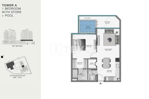 Apartment in Dubai 3 bedrooms, 155 sq.m. № 83274 - photo 27