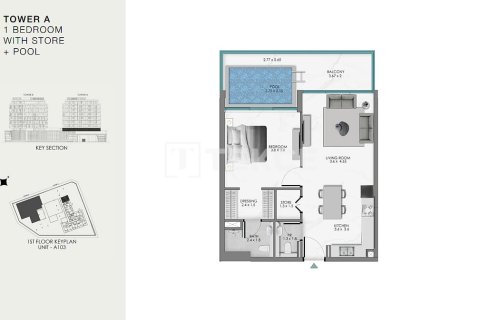 Apartment in Dubai 3 bedrooms, 155 sq.m. № 83274 - photo 29