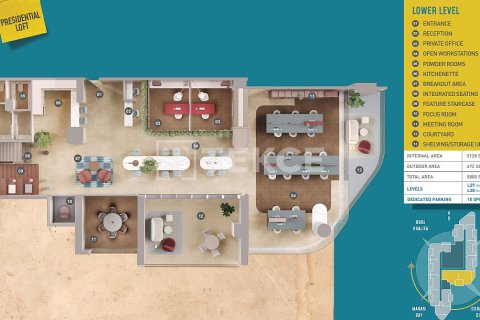 Office in Business Bay, Dubai 1 bedroom, 126 sq.m. № 99733 - photo 29
