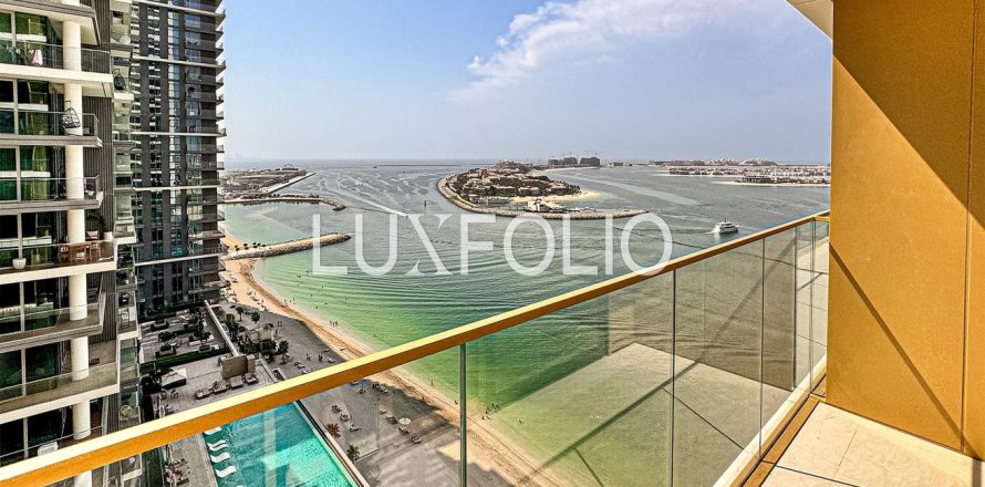 Квартира в EMAAR Beachfront, Dubai Harbour, Дубай, 1 спальня, 78м², № 45711