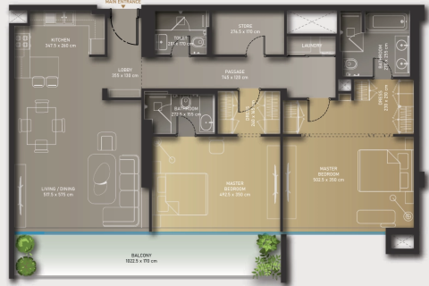 Apartamento en Dubai, 2 dormitorios, 149 m², № 22769 - foto 20