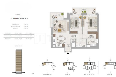 Apartment in Dubai 3 bedrooms, 186 sq.m. № 84949 - photo 11
