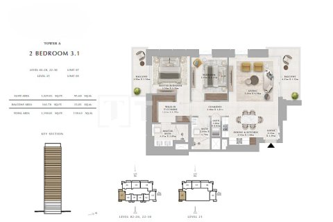 Apartment in Dubai 3 bedrooms, 186 sq.m. № 84949 - photo 12