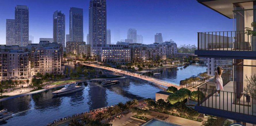 Appartement à Palace Residences, Dubai Creek Harbour (The Lagoons), Dubai, 2 chambres, 102 m², № 45965
