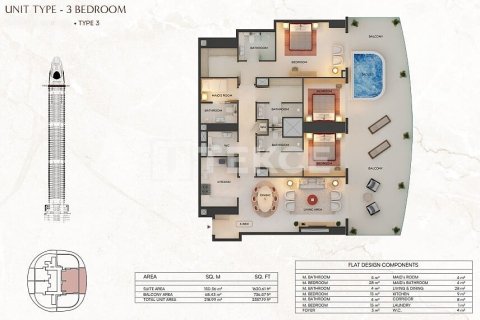 Apartment in Dubai 2 bedrooms, 84 sq.m. № 137711 - photo 24