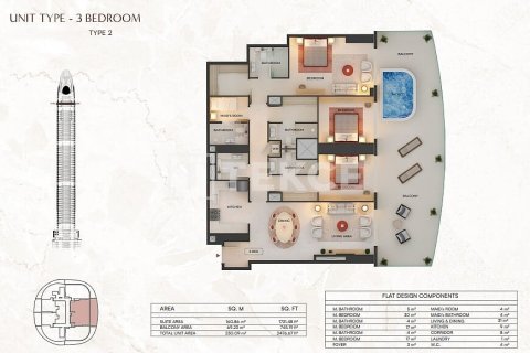 Apartamento en Dubai, 1 dormitorio, 69 m², № 137712 - foto 17