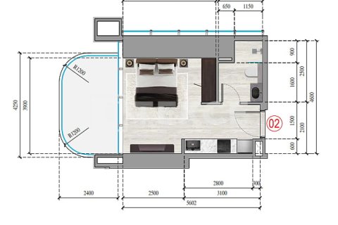 Duplex à Dubai, 3 chambres, 200 m², № 38611 - photo 10