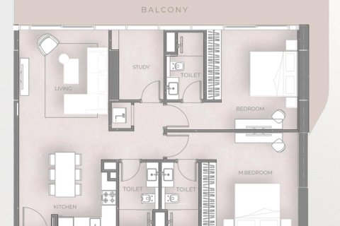 Appartement à Motor City, Dubai, 2 chambres, 91.23 m², № 22753 - photo 5